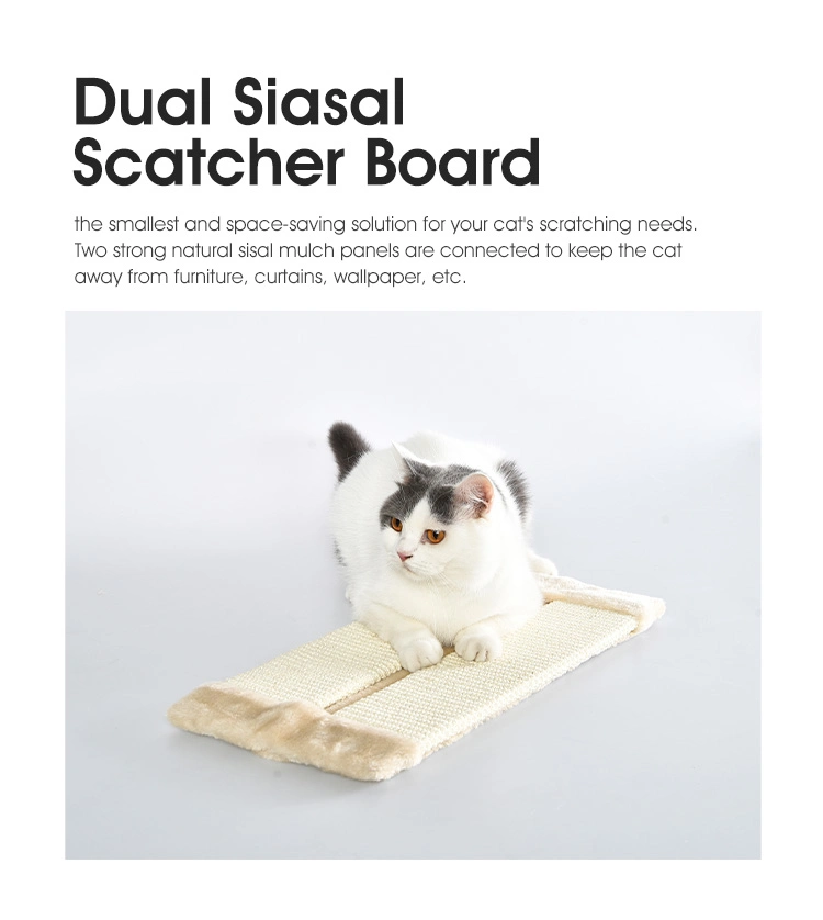 New Design Pet Toys Hanging Natural Sisal Cat Scratching Mats