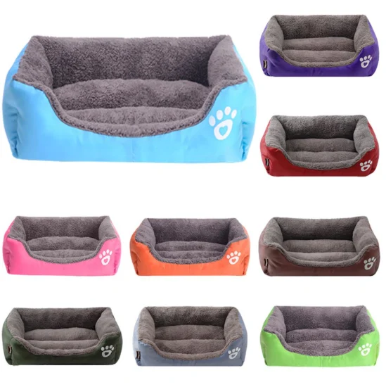 Pfoten-wasserdichte Unterseite, weiches Fleece, warmes Haustiersofa, Hundebetten