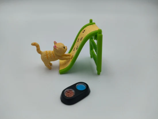 Süßes Spiel-Schlaf-Sport-lustiges Mini-Katzenfiguren-Spielzeug