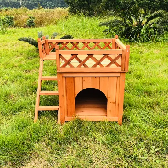 Sdd001-01 Neuankömmling Haustierprodukte Holz Hundehütte Hundekäfig Hundehütte im Freien